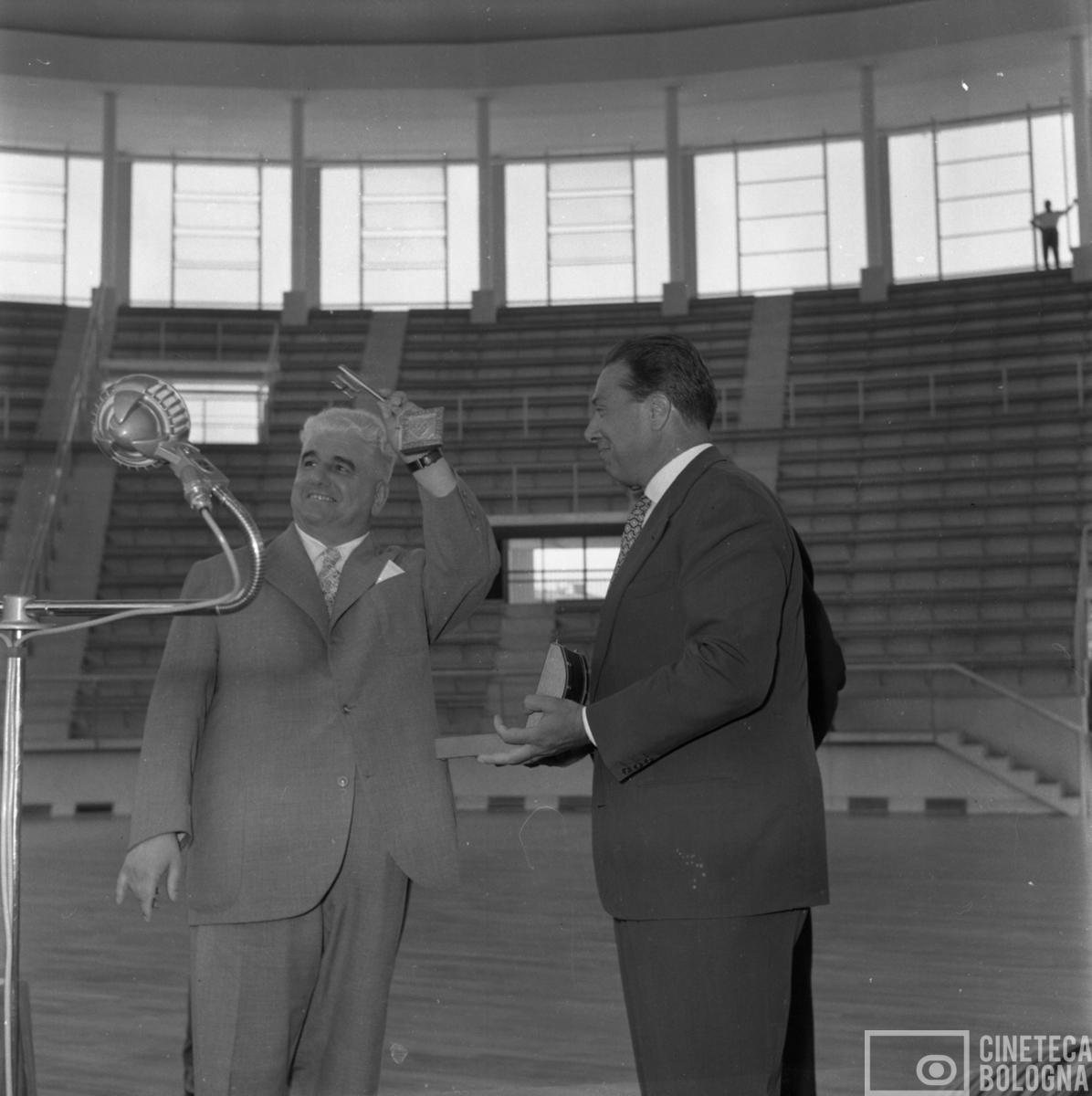 Bologna. Inaugurazione del Palazzo dello Sport