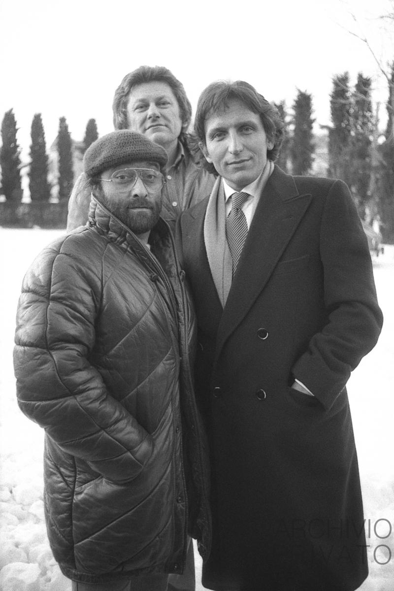 Bologna. Lucio Dalla, Tobia e Stafano Bonaga