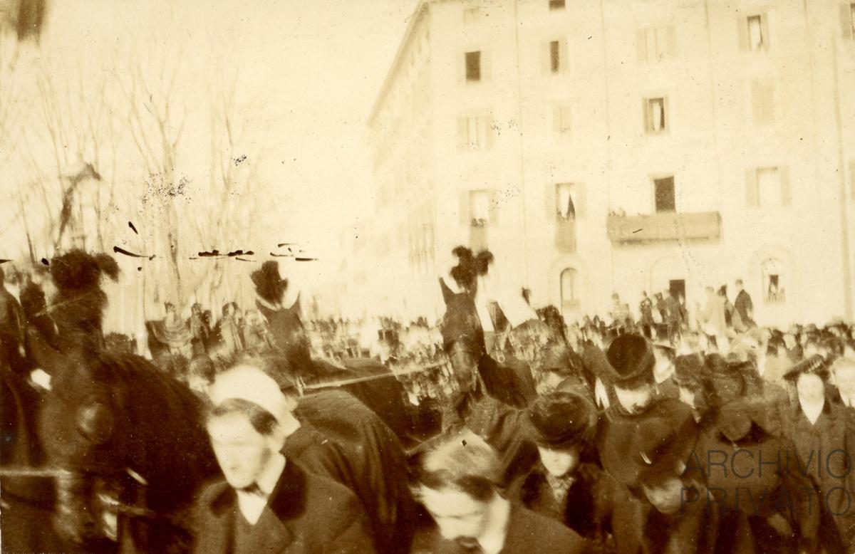 Bologna. Corteo funebre di Giosuè Carducci