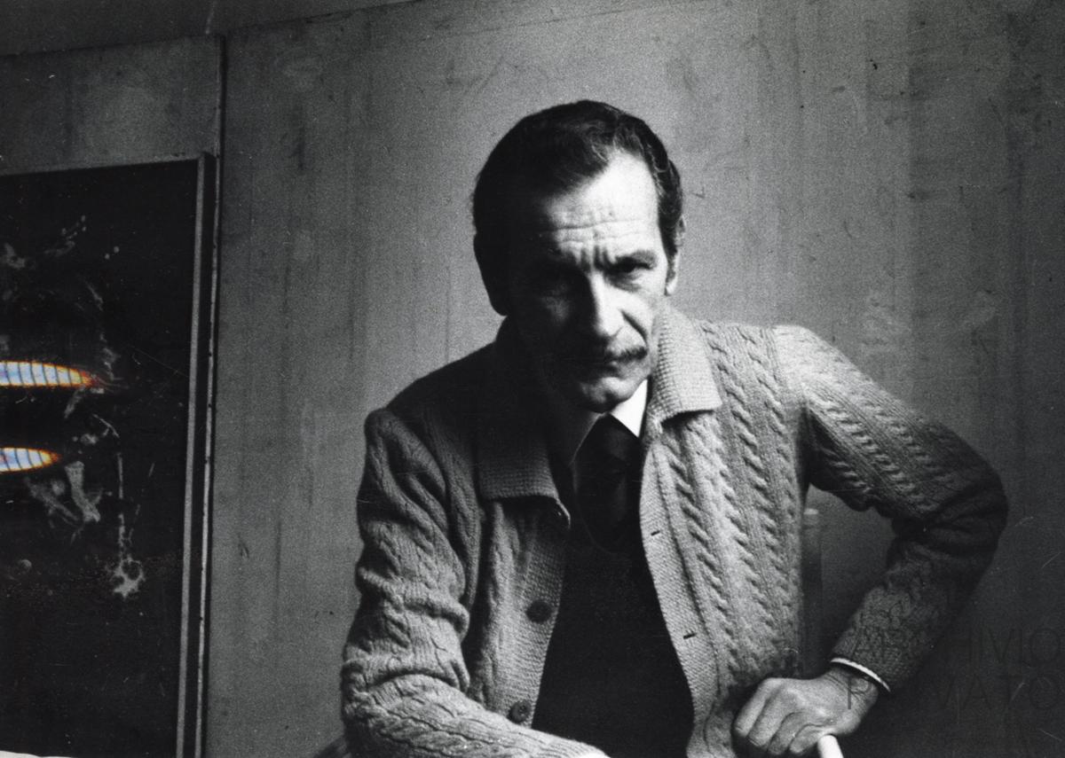 Bologna. Il pittore Giuseppe Ferrari